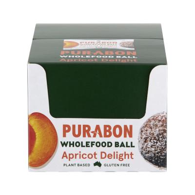 Purabon Wholefood Balls Apricot Delight 43g x 12 Display